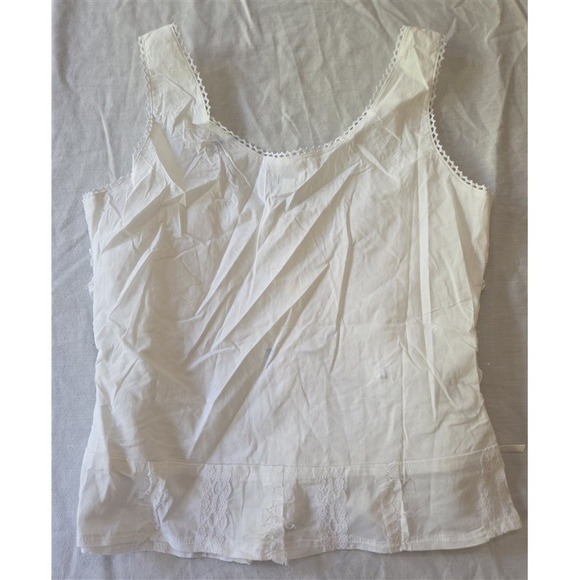 NWOT Aziz SM Lace Beaded Corset Victorian Boho Chic 129324 - Picture 2 of 4